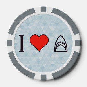 I Liebe Haie Pokerchips