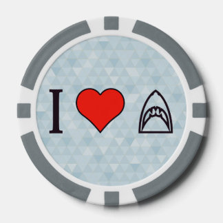 I Liebe Haie Pokerchips