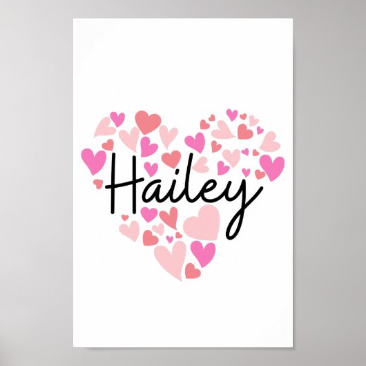 I Liebe Hailey Poster (Vorne)