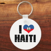 I LIEBE HAITI SCHLÜSSELANHÄNGER (Vorderseite)