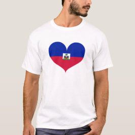 I Liebe Haitis Flagge T-Shirt