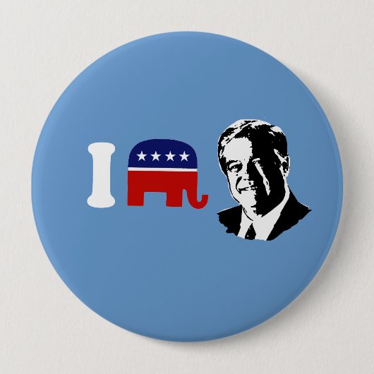 I Liebe Haley Barbour Button (Vorderseite)
