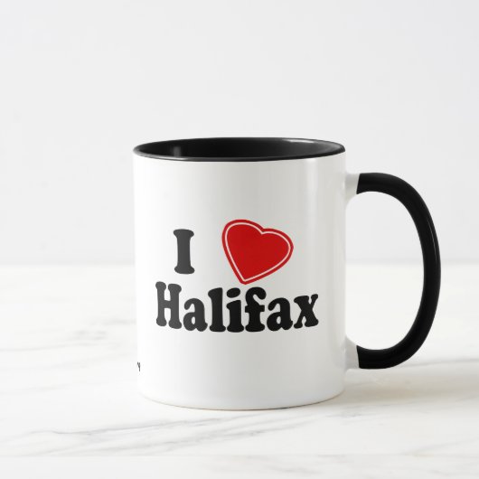 I Liebe Halifax Tasse (Rechts)