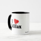I Liebe Halifax Tasse (Vorderseite Links)