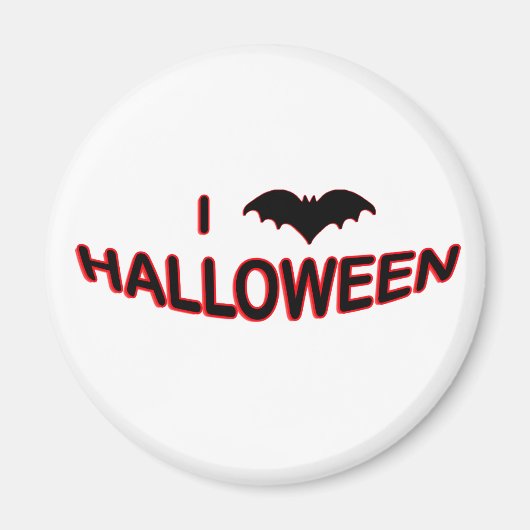 I Liebe Halloween (BVT) Magnet (Vorne)