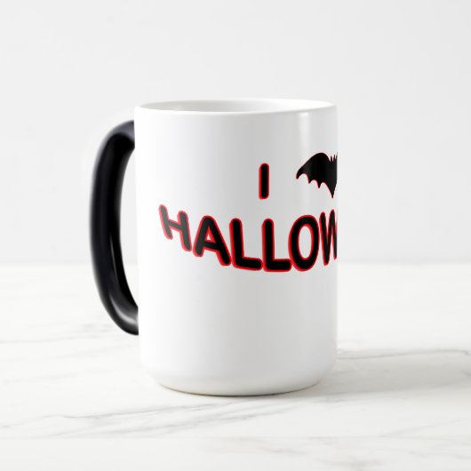 I Liebe Halloween (BVT) Verwandlungstasse (Vorderseite Links)