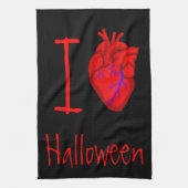 I Liebe Halloween Handtuch (Vertikal)