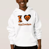I Liebe Halloween Hoodie (Vorderseite)