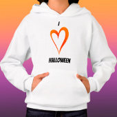 I Liebe Halloween - Kinderpullover Hoodie