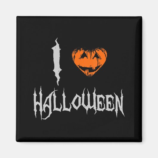 I Liebe Halloween Magnet (Vorne)