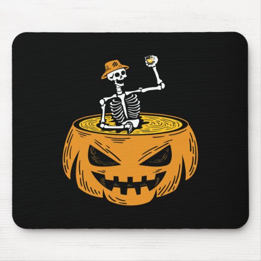 I Liebe Halloween Partygoer Mousepad (Vorne)