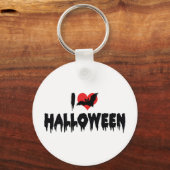 I Liebe Halloween Schlüsselanhänger (Vorderseite)
