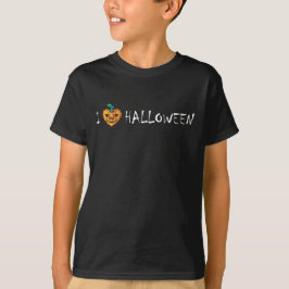 I Liebe Halloween - süßer Halloweenkürbis T-Shirt