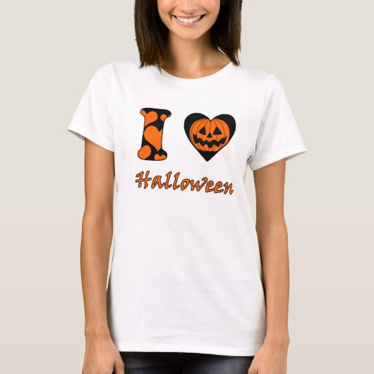 I Liebe Halloween T-Shirt (Vorderseite)