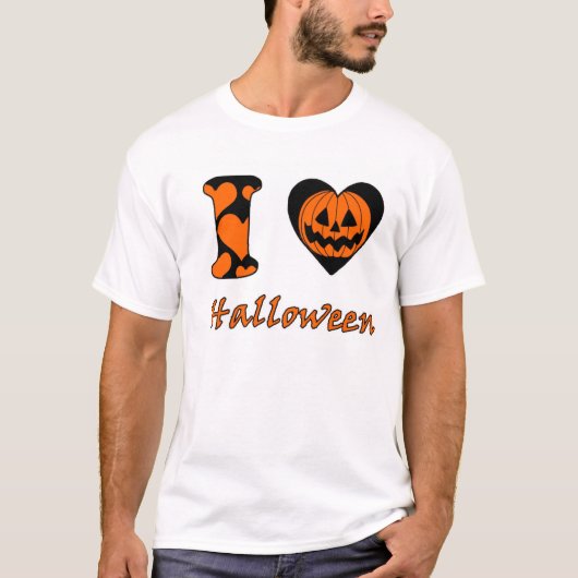 I Liebe Halloween T-Shirt (Vorderseite)