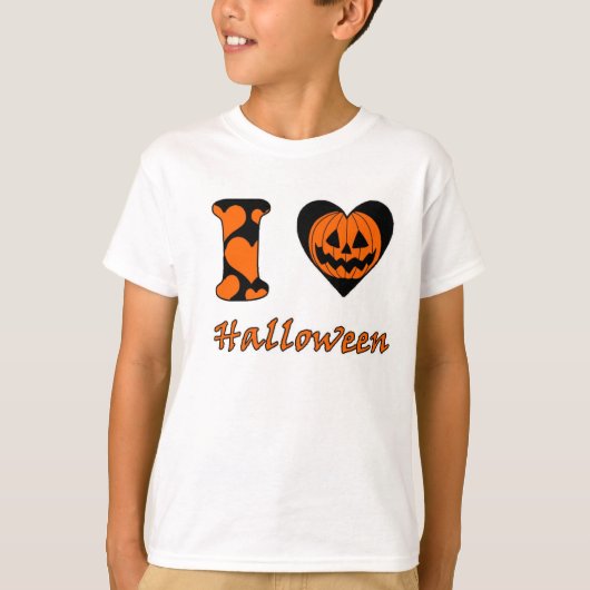 I Liebe Halloween T-Shirt (Vorderseite)