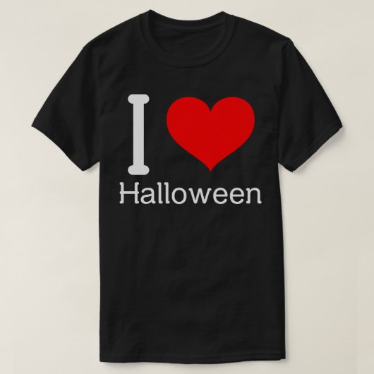 I Liebe Halloween TShirt (Design vorne)