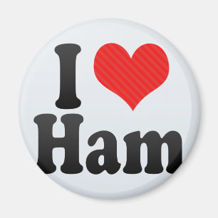 I Liebe Ham Magnet