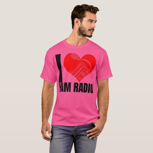 I Liebe Ham Radios T-Shirt (Vorne ganz)