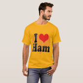 I Liebe Ham T-Shirt (Vorne ganz)