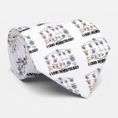 I Liebe-Hämatologie (Blutzelle-Abstammung) Krawatte (Gerollt)