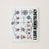 I Liebe Hämatologie (Blutzelllinie) Puzzle (Vertikal)