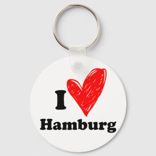 I Liebe Hamburg Schlüsselanhänger
