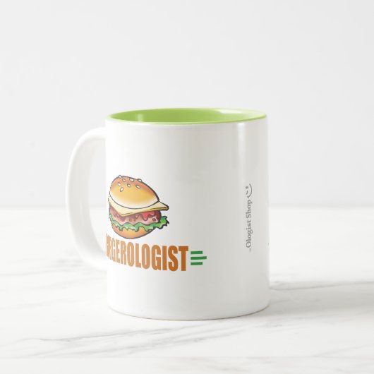 I Liebe Hamburger Zweifarbige Tasse (Vorderseite Links)