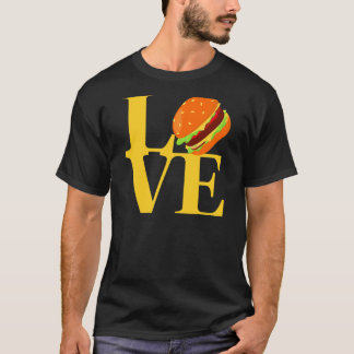 I Liebe Hamburgers Beste leckere Cheeseburger Slid T-Shirt
