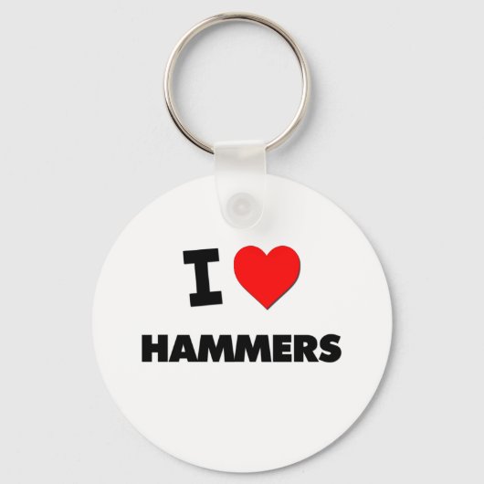 I Liebe Hammers Schlüsselanhänger (Vorderseite)