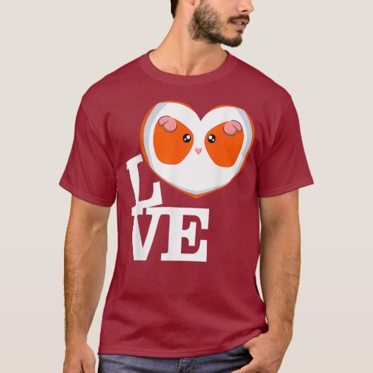 I Liebe Hamster T-Shirt (Vorderseite)