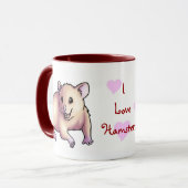 I Liebe-Hamster Tasse (Vorderseite Links)