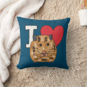 I Liebe Hamsters Kissen (Decke)