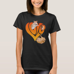 I Liebe Hamsters Niedlich Hamster T-Shirt