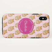 I Liebe Hamsters Pink Hamster Muster Case-Mate iPhone Hülle (Rückseite (Horizontal))