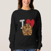 I Liebe Hamsters Sweatshirt (Vorderseite)