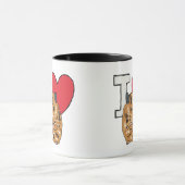 I Liebe Hamsters Tasse (Zentrum)
