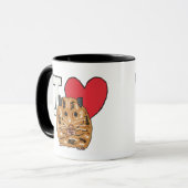 I Liebe Hamsters Tasse (Vorderseite Links)
