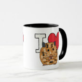 I Liebe Hamsters Tasse (VorderseiteRechts)