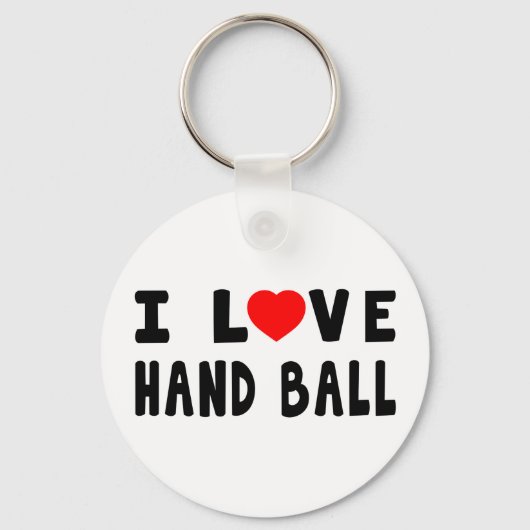 I Liebe Hand Ball Schlüsselanhänger (Vorderseite)