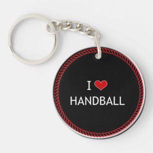 I Liebe Handball, beliebtes Design Schlüsselanhänger