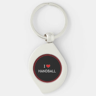 I Liebe Handball, beliebtes Design Schlüsselanhänger