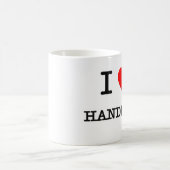 I Liebe-Handball Kaffeetasse (Mittel)