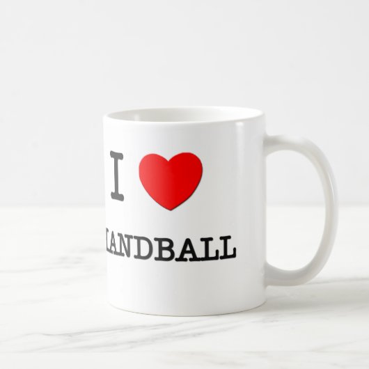 I Liebe-Handball Kaffeetasse (Rechts)