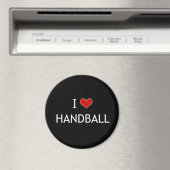 I Liebe Handball Magnet (In Situ (Geschirrspüler))