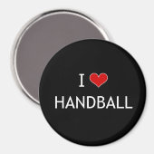 I Liebe Handball Magnet (Vorderseite/Rückseite)