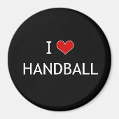 I Liebe Handball Magnet (Vorne)