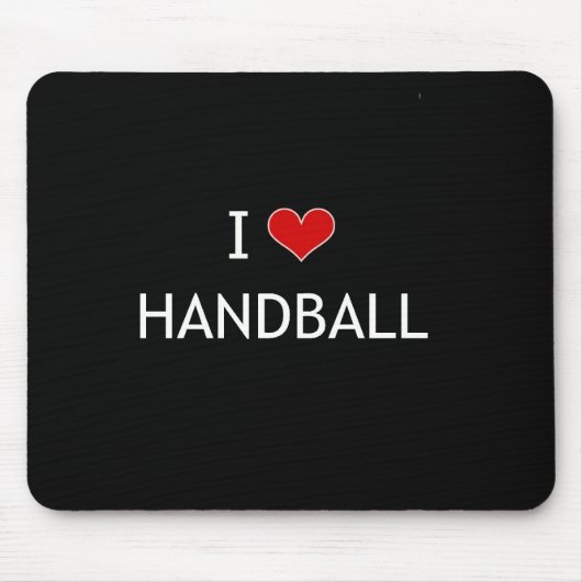 I Liebe Handball Mousepad (Vorne)