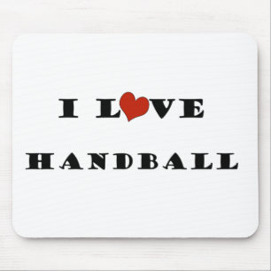 I Liebe Handball.png Mousepad