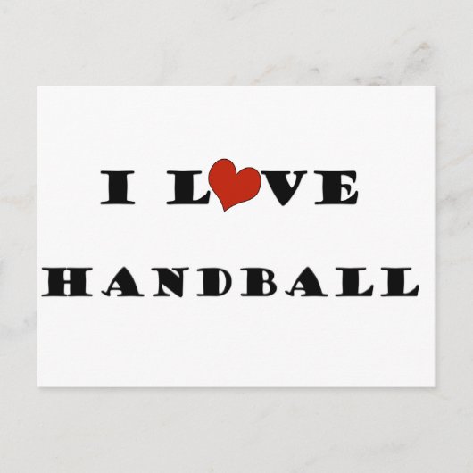 I Liebe Handball.png Postkarte (Vorderseite)